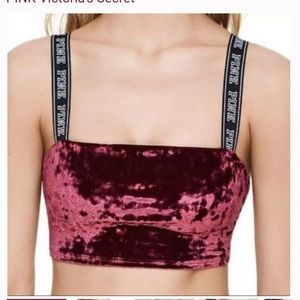 Victoria's Secret Pink Vel-
vet Logo Brami Tank
PINK Victoria's Secret